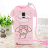  For Samsung Galaxy S6 S7 Edge S8 S8Plus Note 3/4/5 Cover Cute 3D Hello Kitty My Melody Bow Cartoon Capa Soft Silicone Phone Case