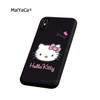 i love hello kitty soft edge phone case for iphone x 5c 5s se 6 6s 6plus 6splus 7 7plus 8 8plus black silicone cover case