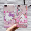 sFor iPhone 8 Luxury 3D Cartoon Phone Case For iPhone 6 6s Plus Case Hello Kitty Cute TPU Soft Silicone Cover For iPhone 7 Plus