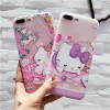 sFor iPhone 8 Luxury 3D Cartoon Phone Case For iPhone 6 6s Plus Case Hello Kitty Cute TPU Soft Silicone Cover For iPhone 7 Plus