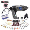 HILDA 180W Electric Mini Drill Variable Speed Grinder Grinding Machine with Engraving Accessories Dremel Rotary Tool 3000 4000