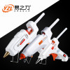 30W 80W 100W EU/ Plug Hot Melt Glue Gun with 20pcs 7mm Glue Stick Industrial Mini Guns Thermo Gluegun Heat Temperature Tool