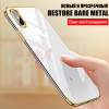 H&amp;A Luxury Soft TPU Silicone Case For iPhone X 8 7 6s Plus Phone Cases Plating Back Cover Case For iPhone 10 8 7 6 X Cover 