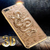 For iPhone 7 Case Luxury 3D Dragon Pattern Electroplating TPU Soft Case for iPhone 6 6s 7 8 Plus Case Shockproof Back Cover Capa