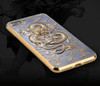For iPhone 7 Case Luxury 3D Dragon Pattern Electroplating TPU Soft Case for iPhone 6 6s 7 8 Plus Case Shockproof Back Cover Capa