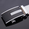 Jaguar Designers Luxury Cowhide Brand Genuine Leather Automatic Buckle Belts for Mens High Quality Cowskin Ceinture Homme White