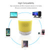 HEONYIRRY Portable Mini LED Bluetooth Speakers Wireless Small Music Audio TF USB FM Light Stereo Sound Speaker For Phone