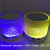 HEONYIRRY Portable Mini LED Bluetooth Speakers Wireless Small Music Audio TF USB FM Light Stereo Sound Speaker For Phone