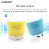 HEONYIRRY Portable Mini LED Bluetooth Speakers Wireless Small Music Audio TF USB FM Light Stereo Sound Speaker For Phone