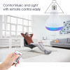 PLEXTONE E27 Wireless Bluetooth Speaker +12W RGB Bulb LED Lamp 110V 220V Smart Led Light Music Player Audio with Remote Control