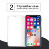 Luxury Clear View Mirror Smart Case For iPhone X 7 8 6 6s Plus 10 Leather Flip Stand Phone Case For iPhone X 7 8 Plus 6 6s Cover