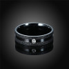 Men ring set style (1pc ring only) KJ-TGR132-D, black gun color, Women style KJ-TGR131-B, suggest order by set