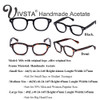 IVSTA Mos Logo Handmade Acetate Frames Women Johnny Depp Glasses Men Brand Designer Cellulose Tortoise Acetato Marca with Box