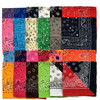 New 55CM*55CM 100% Cotton Black and White Red Skull and Paisley Bandana for Mens/Boys/Womens/Girls