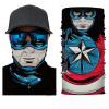Mr.Kooky 3D Seamless Heros Neck Face Mask Tube Headwear Women Men's Bicycle Funny Magic Scarf Balaclava Bandana Shield Headband