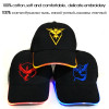 2018 New LED Light Pokemon Go Cap Hat Team Valor Team Instinct Pokemon Baseball Cap for Women Mens Fitted Hats Glow In The Dark