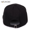 [HATLANDER]Solid Letter cotton baseball caps for men women outdoor sports hats 5panel hip hop cap casquette planas snapbacks cap