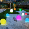 Rechargeable Remote Control RGB Colorful LED Floating Ball illuminated swimming pool ball light IP68 Outdoor Garden Light