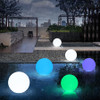 Rechargeable Remote Control RGB Colorful LED Floating Ball illuminated swimming pool ball light IP68 Outdoor Garden Light