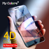 My Colors 4D Full Cover Tempered Glass For iPhone 6 glass 6s 7 Plus Screen Protector iphone 7 glass HD Film Curved Edge