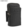 CHEZVOUS Universal Waterproof Nylon Cell Phone Pouch for redmi 5 plus note 4x Outdoor Waist Phone Bags For All Below 7.0 inch