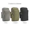 CHEZVOUS Universal Waterproof Nylon Cell Phone Pouch for redmi 5 plus note 4x Outdoor Waist Phone Bags For All Below 7.0 inch