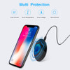 SMORSS 5V 2A Wireless Charger Qi Wireless Fast charge Ultra-light Charging Pad Support Phones with Wireless Charging Function 