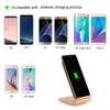 SCELTECH Wood Grain Fast Wireless Charger Quick Wireless Charging Stand for iPhoneX 8 8Plus Samsung Galaxy S6 S7 S8 edge/Note5