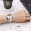 GEEKTHINK Luxury Brand Designer Unique Quartz Analog Hollow Style Woman Quartz Watch Lady Dress fashion Casual WristWatches