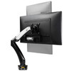 NB F100 aluminum 27inch air press Gas-strut Desktop Flexi lcd tv table Mount 360 rotate 2 USB 1 monitor desk support Lcd bracket