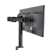 NBSilence Dual Monitor Arms Fully Adjustable Desktop Two LCD Screens Mount Display Stand for 10"-30" Max Support 10KG Per Arm