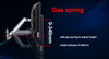 NB UF200 Gas Spring 19-42 inch LED TV Wall Mount LCD bracket Monitor Holder Ergonomical Mount Max.VESA 200*200mm Loading 3~12kgs
