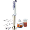 Boss Quickmix B117 400-Watt Portable Hand Blender (White) :
Power : 400 Watts Voltage : 230 V AC Speed : 2 speed incl. Turbo Powerful Magnetic Motor, Slim Design Chopper Attachment with SS Blade Detachable SS Stick SS Blending & Whisking stick Extra powerful Turbo Button Slim Wall mounting Stand
