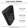 USAMS Qi Wireless Charger Power Bank 8000 MAH mAh Fast Rechargeable External Battery Portable USB Poverbank Charging Pad