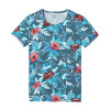 SIMWOOD 2018 Spring Summer Hawaiian  T Shirts Men 100% Pure Cotton Brand Clothing Print  Tees Plus Size Slim Fit TD1168