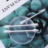 100pcs/box Spiral Cosmetic Cotton Swabs Non-Woven Pointed Cotton Sticks Paper Shaft Double Head Ear Cleaner Health Care Tools
