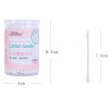 100pcs/box Spiral Cosmetic Cotton Swabs Non-Woven Pointed Cotton Sticks Paper Shaft Double Head Ear Cleaner Health Care Tools