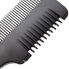 Brainbow 1pc Super Hair Razor Comb Black Handle Hair Razor Cutting Thinning Comb Home DIY Trimmer inside with Blades Hair Brush