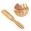 Natural Bamboo Scalp massage Hair care Anti-Static Paddle Handle Detangling Hair Brush Cushion Comb Hairdressing Styling Tools