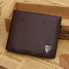 New PU leather wallet men wallets luxury brand clutch wallet Brown money clip men's leather wallet male purse cuzdan JINBAOLAI