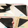 4Pcs/set Triangular Non-slip Mats Fixed Carpet Rug Carpet Mat Grippers Non Slip Skid Silicone Bath Living Room Anti-skid Pads