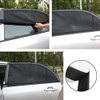 Professional Adjustable Auto Car Side Rear Window Sun Shade Black Mesh Car Cover Visor Shield Sunshade UV Protection Size L