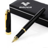 Full Metal Baoer 388 roller ball Pen 0.5mm Medium refill Gold Clip Black/Sliver/Matte office rollerball Pen Business stationery