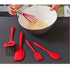 5Pcs Silicone Pastry Cook Baking Set Kitchen DIY Cooking Tools Pastry Oil Utensil Basting Brush Spatulas