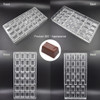 3D Polycarbonate Chocolate Mold Tray Pans for Baking Pastry Tools Candy Soap Ice Lollipops Chocolate Form Moulds Bakeware Molds