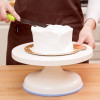 Hoomall Plastic Cake Rotary Table DIY Baking Tool Cake Stand Cake Turntable Rotating Cake Decorating Baking Tool 7*28Cm 10 Inch