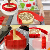 1 Pcs Bakeware Bake Tools Self Design Silicone Cake Tool Stitch DIY Cake Baking square rectangular Round Shape Tool