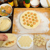 1Time to do 19 dumplings!!New Dumpling Mold Maker Kitchen Dough Press Ravioli DIY 19 Holes Dumplings Maker Mold Cooking Tools