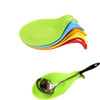 3040# Silicone Heat Resistant Spoon Fork Mat Rest Utensil Spatula Holder Kitchen Tool Random Color