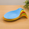 3040# Silicone Heat Resistant Spoon Fork Mat Rest Utensil Spatula Holder Kitchen Tool Random Color